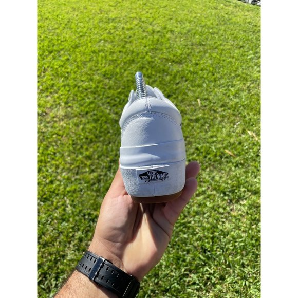 VANS Classic Stacked Platform Sneakers White Slip On Shoes Mens 7.5 Womens 9 - Picture 10 of 12